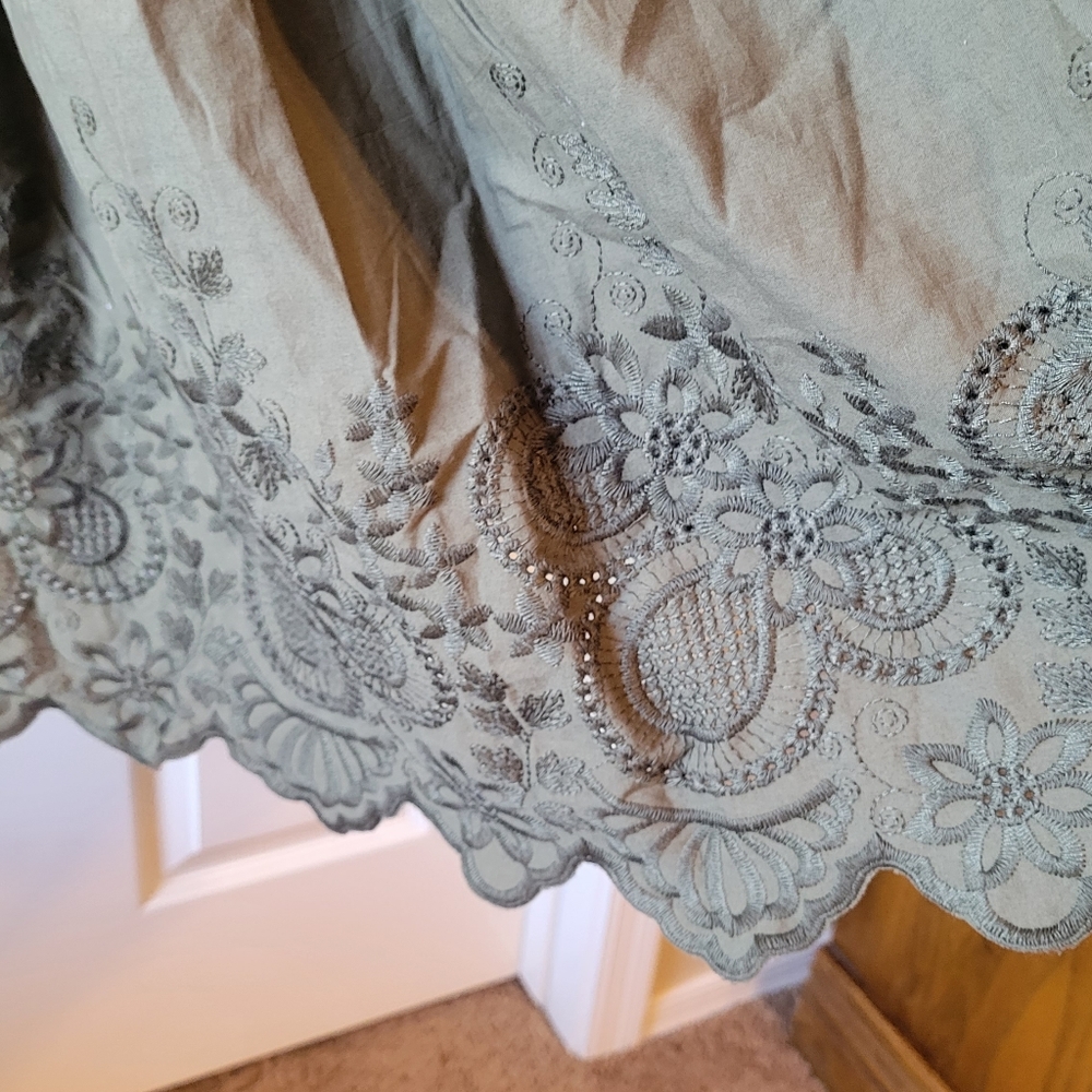 JASON WU Embroidered Tiered Maxi Dress - Picture 8 of 11